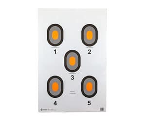 Action Target Center 5 Bulls-Eye paper targets, 100 pack