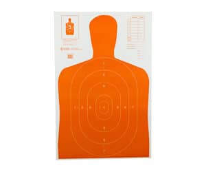 Action Target B27E orange silhouette paper target 23 x 35 inches 100 per box