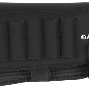Allen 18427 Buttstock Shell Holder Black Neoprene 223-300 Win Magnum 6rd Velcro Mount