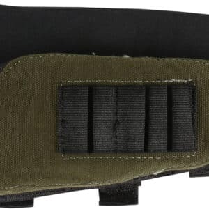 Allen 20550 Buttstock Shell Holder Black/Green Cordura Capacity 5rd Rifle Buttstock Mount