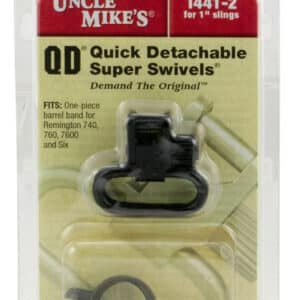 Uncle Mike's 14412 Super Swivel Quick Detach Blued 1" Loop for Remington 7600/ 760 (1969-Present)