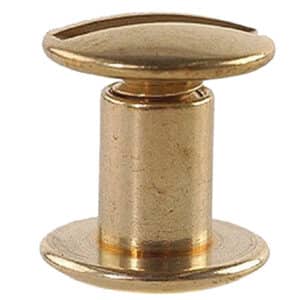 Uncle Mike's 25090 Chicago Screw Brass 24 Per Pack