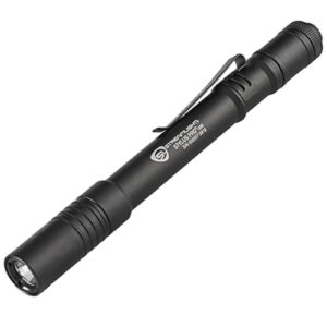 Streamlight Stylus Pro USB Rechargeable Pen Light with USB Cord Nylon Holster Black with White LED