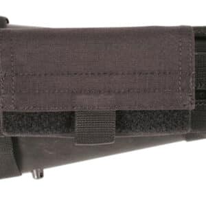 Blackhawk 52BS02BK Buttstock Shell Pouch Black Nylon 5rd Shotgun Ambidextrous