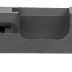 TacFire Replacement Slide 9mm Luger Graphite Black Cerakote Stainless Steel with Optics Cut & Slide Ports for Glock 19 Gen3