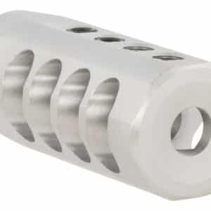 Christensen Arms 8100001702 Side-Baffle Natural Titanium, 5/8"-24 tpi Threads, 338 Cal (.920" D Bull barrel)