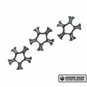 Ruger SP101 full moon clips 3-pack stainless steel for 9mm Luger, 5-round each