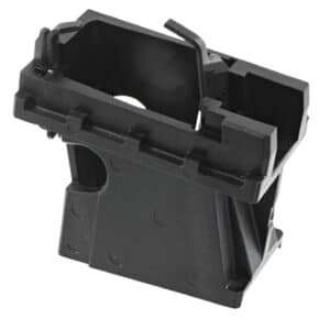 Ruger PC Carbine Magazine Well Insert Assembly, flush black polymer, fits Glock-style 9mm magazines