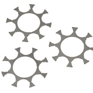 Ruger 90719 stainless steel full moon clips 3-pack for 9mm Super GP100