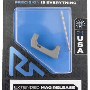 Rival Arms extended aluminum magazine release for Glock Model 43