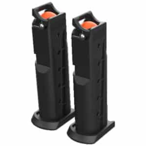 Byrna spare 5-round magazines, set of 2, black, compatible with 0.68 caliber Byrna launchers