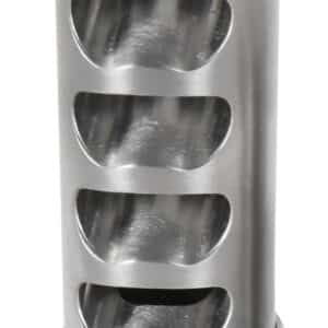 American Precision Arms G2F5838S Gen 2 Fat Bastard Self Timing Brake Stainless Steel with 5/8"-24 tpi Threads, 3.30" OAL & 1.115" Diameter for 338 Cal Rifle