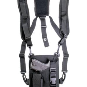 GrovTec US Inc GTHL14905R Trail Pack Shoulder Black 1000D Nylon Harness Fits Large Semi-Auto Fits 4.50-5" Barrel Right Hand