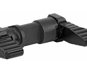 Phase 5 90 degree ambidextrous safety selector black anodized with 6061-T6 aluminum levers and heat-treated steel core