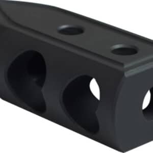 Timber Creek Outdoors 65HBBLC Heart Breaker Muzzle Brake Black Cerakote with 5/8"-24 tpi Threads for 6.5 Grendel AR-Platform