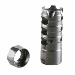 Patriot Ordnance Factory 00309 Triple Port Muzzle Brake Black Nitride 5/8"x24 Thread, 308 Win 7.62x51mm NATO