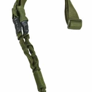 NcStar AARS1PG Single Point Sling Green Nylon 44"-60" OAL Adjustable Bungee