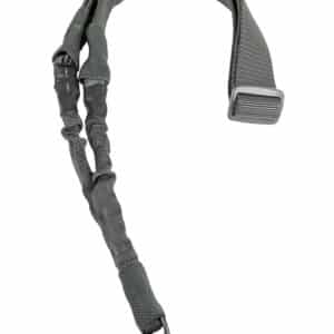 NcStar AARS1PU Single Point Sling Urban Gray Nylon 44"-60" OAL Adjustable Bungee Rifle