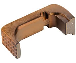 Shield Arms bronze steel magazine catch for Glock 43X/48, ambidextrous release