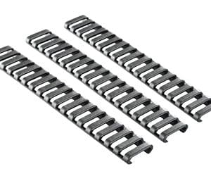 ERGO 18-SLOT LDDR RAIL COVERS 3PK BK