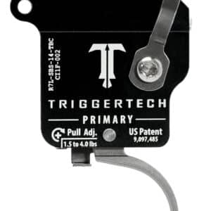 TriggerTech R7LSBS14TBC Primary Single-Stage Traditional Curved Trigger with 1.50-4 lbs Draw Weight for Remington 700 Left