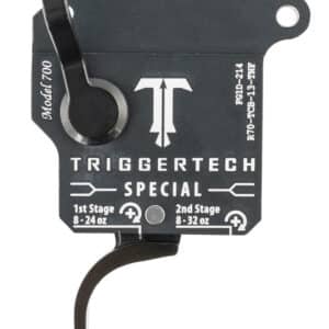 TriggerTech R70TCB13TNF Special Two-Stage Flat Trigger with 1-3.50 lbs Draw Weight & Matte Gray w/Black Parts Finish for Remington 700 Right