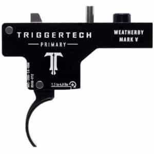 TriggerTech WM5SBB14NBW Primary Single-Stage Curved Trigger with 1.50-4 lbs Draw Weight & Black PVD Finish for Weatherby Mark V
