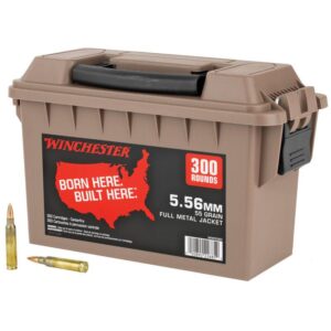 Winchester Lake City M193 5.56mm 55 gr FMJ 300rd polymer ammo can