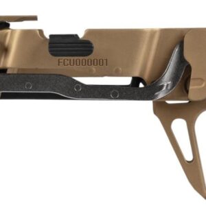 Sig Sauer P320 Custom Works Fire Control Unit Gold Nitride with flat skeletonized trigger