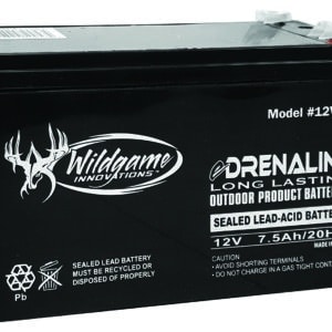 Wildgame Innovations WGIWGIBT0011 Edrenaline Rechargeable Battery Black 12.0 Volts