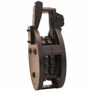FosTech Origin-12 20rd 12 gauge drum magazine side view