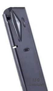 Mec-Gar blued steel 10-round magazine for Beretta 92FS/M9 9mm