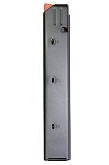 ASC AR Family Magazine 9mm Luger 20-round Black Stainless Steel with Orange Follower