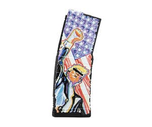 AMEND2 M3 30rd AR-15 polymer magazine .223/5.56 black with red follower and Trump graphic