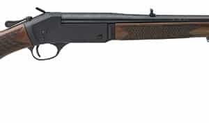 Henry H15 single-shot .243 Winchester rifle with 22 inch blued barrel and walnut stock