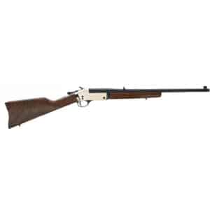 Henry single-shot brass receiver rifle .45-70 Government 22 in barrel walnut stock