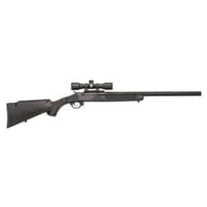 Traditions Crackshot XBR combo rifle with mounted 4x32 scope and three Traditions Firebolt arrows