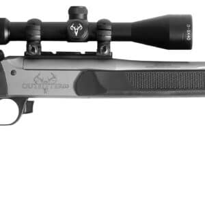 Traditions Outfitter G3 Pro 360 Buckhammer 22 in Cerakote barrel rifle with mounted scope