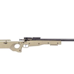 Davey Crickett Crickett Precision Rifle .22 LR blued threaded barrel FDE synthetic stock