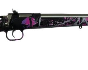 Davey Crickett Crickett .22 LR 16.12 in Muddy Girl stainless youth rifle