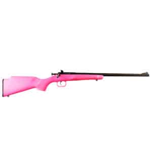 Keystone Crickett G2 .22 LR youth rifle blued barrel pink synthetic stock