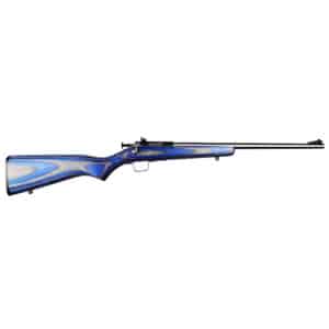 Keystone Crickett G2 .22 LR youth single-shot rifle with blue laminate stock and 16.12 in barrel
