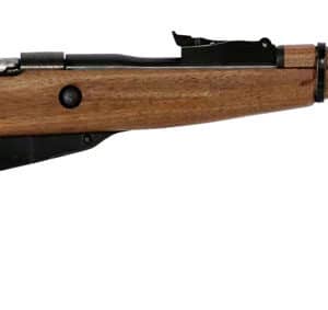 Keystone Mini Mosin Nagant 91/30 .22 LR youth single-shot rifle with walnut stock and blued finish