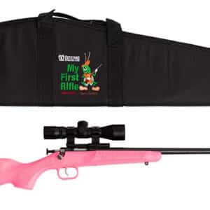 Keystone Crickett Gen 2 .22 LR 16.125 in pink synthetic stock with 4x32 scope