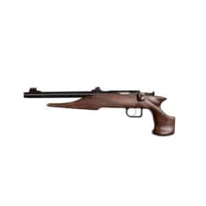 Keystone Chipmunk Hunter bolt-action single-shot .22 pistol with walnut grip and blued finish