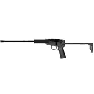 Dark Mountain Arms Stowaway 5.7 x 28 mm single-shot rifle black with threaded barrel and Picatinny rail