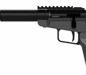 Dark Mountain Arms Stowaway single-shot 9mm rifle 16.65in threaded barrel black