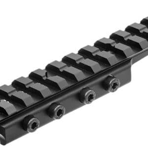 Leapers Picatinny Adapter Mount matte black anodized aluminum dovetail-to-Picatinny adapter