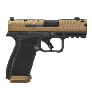 CANIK METE MC9 PRIME 9mm semi-automatic pistol in black and bronze finish, 17+1 capacity