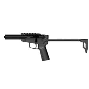 Dark Mountain Stowaway 9mm single-shot pistol 5in threaded barrel black with brace adapter